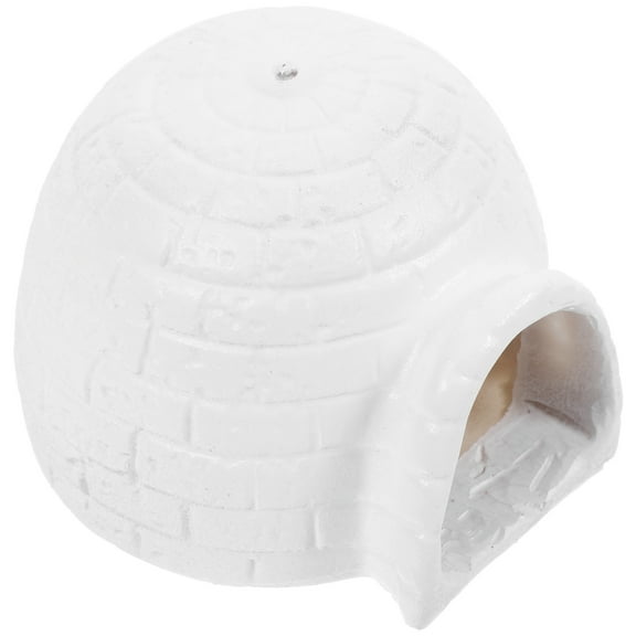 SWETRACE Betta Fish Decoration Igloo Model Clear Fish Hideout Resin 1Set