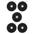 thumbnail image 2 of QualitChoice Sanding Wheel Polishing Paint Rust Grinding Inner Hole Tools for Angle Grinder Wood Metal Buffing Car Accessories #100 black 5Set, 2 of 6