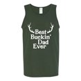 thumbnail image 2 of Wild Bobby, Best Buckin Dad Ever Funny Hunting, Father's Day, Men Graphic Tank Top, Forest Green, Large, 2 of 3
