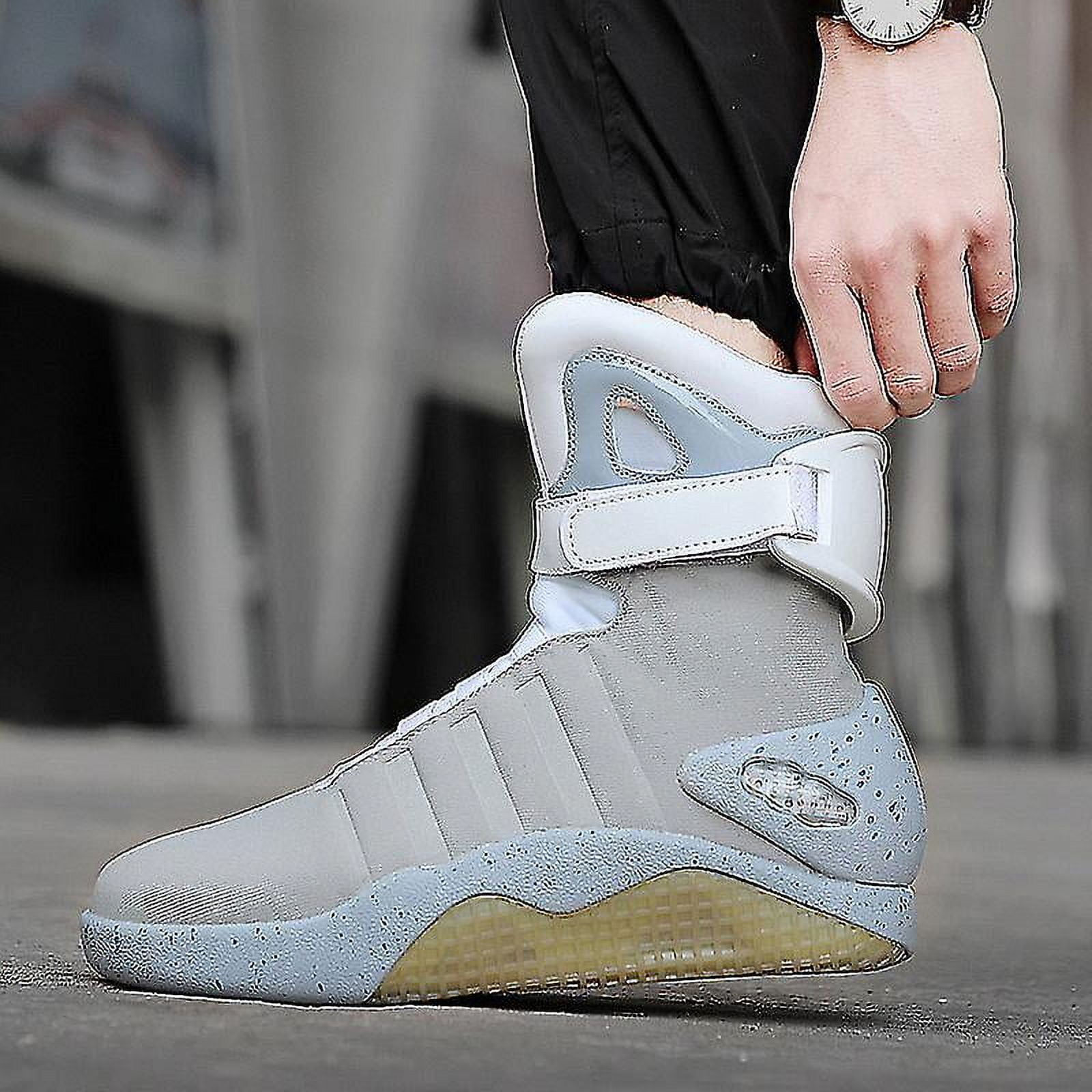 Black nike air mags best sale