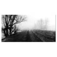 thumbnail image 2 of Paysage Brumeux Noir et Blanc Panorama - Impression sur Toile Paysage, 2 of 3