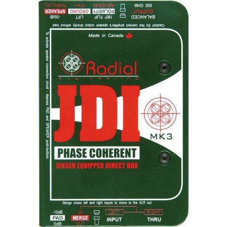 UPC 676101034086 product image for Radial Engineering JDI Passive DI for Acoustic Guitar Bass & Keyboard | upcitemdb.com