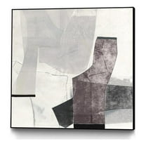 Giant Art Canvas  20x20 The City Walls Framed in Multi-Color