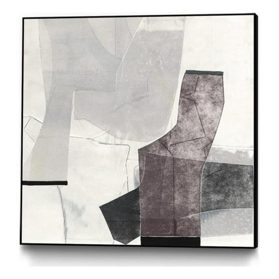 Giant Art Canvas  20x20 The City Walls Framed in Multi-Color