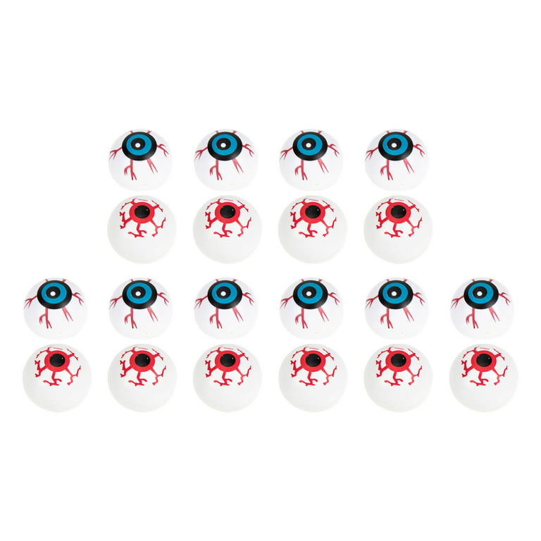  Didiseaon 4 Pairs Puzzle Crafts Halloween Bouncy Ball Eyeballs  for Crafts Accessories Decorative Items Puppet Handle Funny Halloween Props  Props Craft Fake Eyes Toy Plastic Eyes for Crafts : Home 