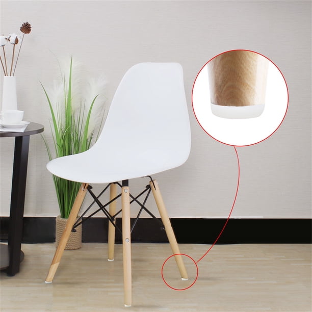 Uxcell 0.94" Dia Cabeza de Muebles Protectores de Patas Clavo Nylon Blanco 100pcs