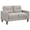 Beige, variant on Bowen Upholstered Track Arm Tufted Loveseat Grey