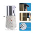 thumbnail image 3 of Dispensador de jabón automático sin contacto shaofei de cerámica blanco plateado 350 ml, 3 of 5