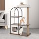 thumbnail image 3 of Costway Torre Para Gatos De 118 Cm De Altura Con Marco De Metal Con Percha Superior, Condominio Para Gatos, Postes Rascadores De Yute, Tablero De Sisal, Bola Colgante, 3 of 4