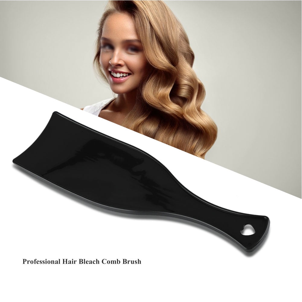 Sonew Black Plastic Hair Dye Highlights Bleach Coloring Brush Comb