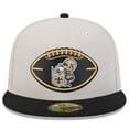 thumbnail image 2 of Men's New Era Stone/Black New Orleans Saints 2024 Sideline Historic 59FIFTY Fitted Hat, 2 of 5