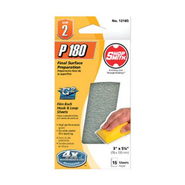 Shopsmith 12185 G2 Hook And Loop Sandpaper Block Refill, 3"x51/4