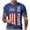 Blue, variant on Mens Usa T Shirt USA Independence 250th Anniversary 1776 2026 Patriotic Eagle T-Shirt(Black,L)