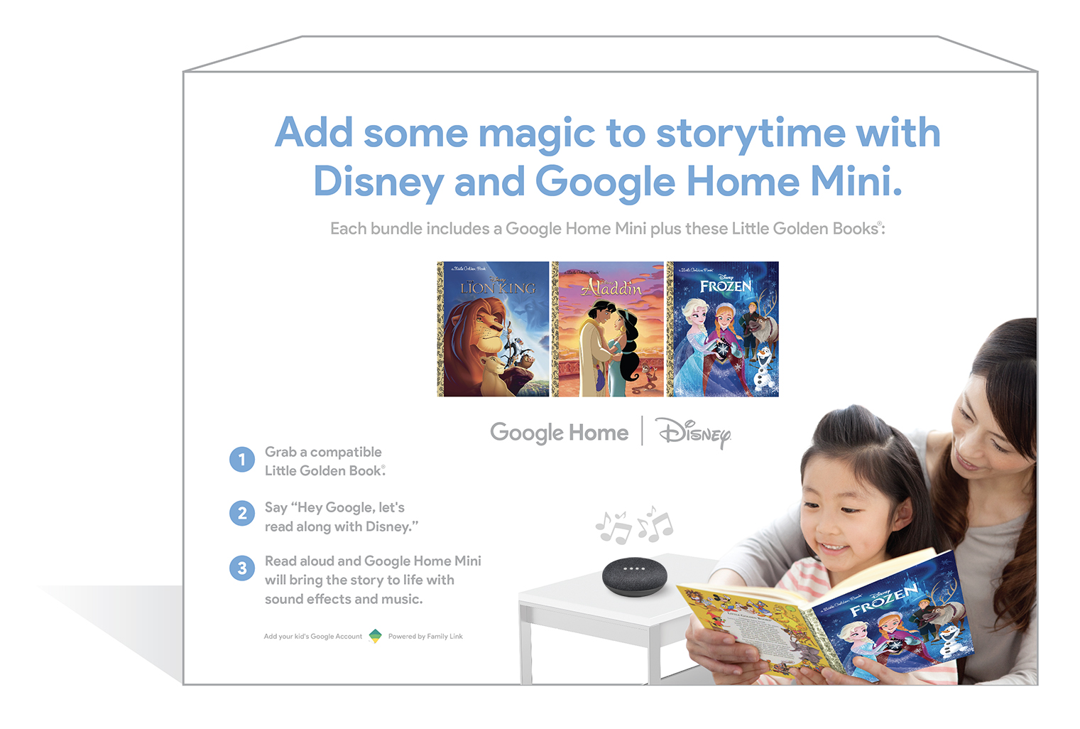 Google Home Mini (Charcoal) + 3 Disney Little Golden Book - image 3 of 6