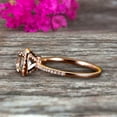 thumbnail image 5 of 7mm Cushion Cut 10k Rose Gold 2.05 Carat Aquamarine Engagement Ring, 5 of 6