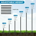 thumbnail image 2 of Jetlifee Adjustable 607 Smart Bird Feeder Pole Mount Kit For Outdoor,Black, 2 of 5