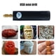 thumbnail image 3 of Taladro eléctrico en miniatura de mano para joyería herramienta de artesanía Ehuebsd de madera con Cable USB amoladora eléctrica pequeña resina epoxi perla 2021, 3 of 9