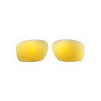 Walleva 24K Gold Polarized Replacement Lenses for Oakley Sliver OO9262 Sunglasses