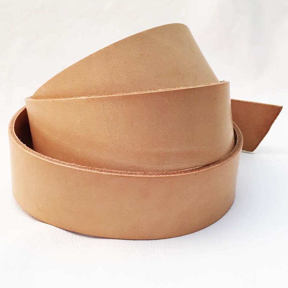 Extra Long Belt Strips - 8 oz Cowhide Side Leather Strips