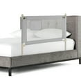 thumbnail image 1 of Gymax 47'' Bed Rails for Toddlers Vertical Lifting Baby Bed Rail Guard w/ Lock Gray, 1 of 8