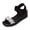 Silver, variant on Gold Fashionable Women'S Open Toe Wedge Sandals Square Toe Sequins Comfortable Summer Beach 2026