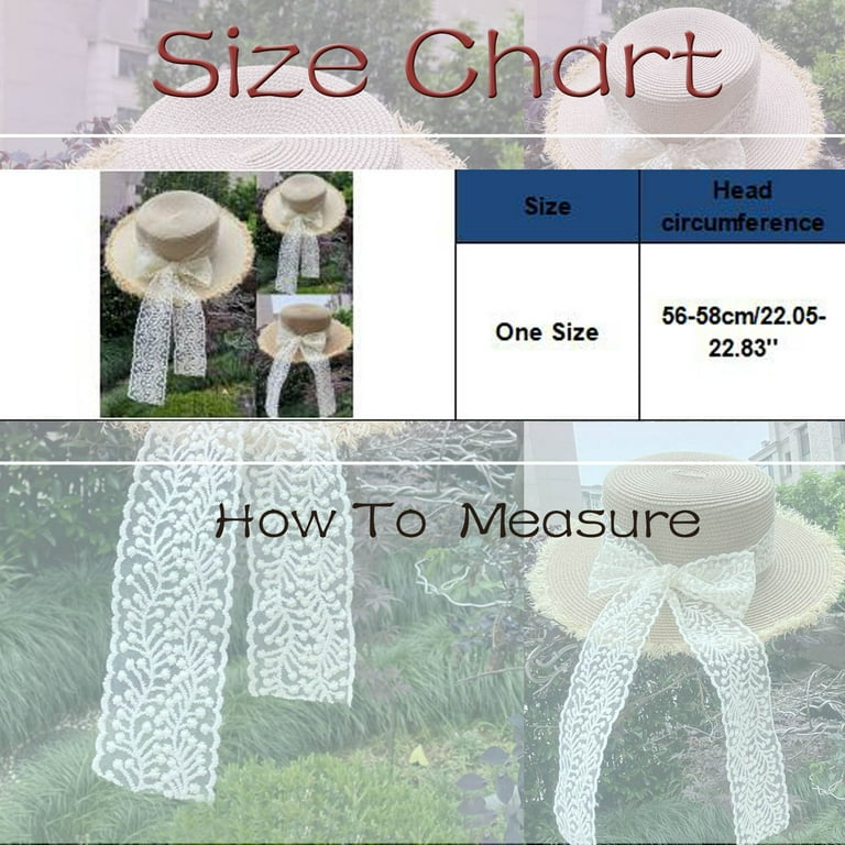 LARUYEKO Women's Lafite Edge Splicing Hat Summer Literary Bow Flat