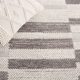 thumbnail image 6 of SAFAVIEH Natura Qendro Striped Runner Rug, Ivory/Dark Grey, 2'3" x 8', 6 of 8