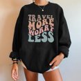 thumbnail image 3 of Fesfesfes Women Flannel Shirt Skull Print Loose Roundneck Long-Sleeved Fleece Oversized Sweatshirt Pullover, 3 of 7