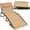 Tan, variant on Best Choice Products Extra Wide Padded Patio Chaise Lounge Chair, Portable Recliner w/ 8 Positions - Sage Green
