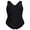 Black, variant on Charmo Color Blocked Swimwear for Girls Athletic One Piece Practice Swimsuits Racerback Competition Bathing Suits, Size 8-16