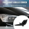 thumbnail image 2 of Pair Front Left Right Side Fog Light Grille Cover No.865631R000/865641R000 for Hyundai Accent 2012-2017, 2 of 6