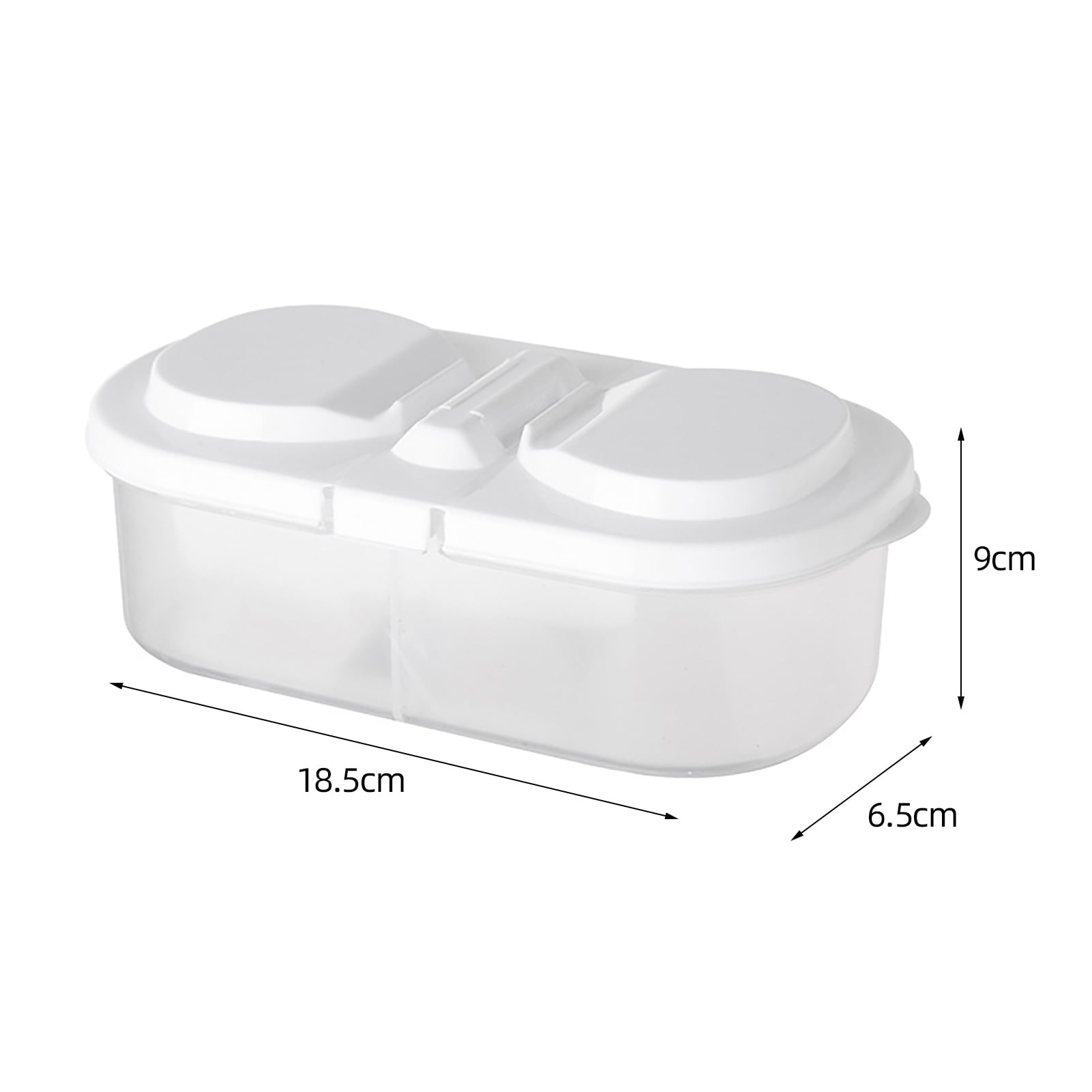 Frcolor 24pcs Small Freezer Boxes Reusable Freezer Food Containers Portable Food Boxes Refrigerator Containers, Size: 6.5X6.5X4CM