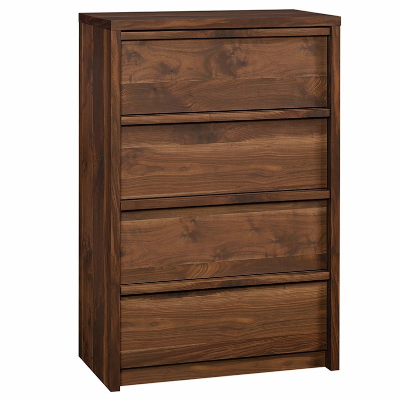 Pemberly Row Modern 4 Drawer Bedroom Chest Dresser with Metal Runners