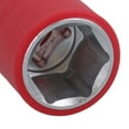thumbnail image 6 of 21mm 1/2in drive VDE Insulated Shallow Metric Socket 6 Sided Single Hex 1000 V, 6 of 6