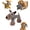 Dog, variant on Linen Safari Companions Squeaky Dog Toy - Durable Chew Toys for Large Dogs, Interactive Linen Play for Aggressive Chewers, Soft Anxiety Companion to Relieve Boredom & Stress (Dog)