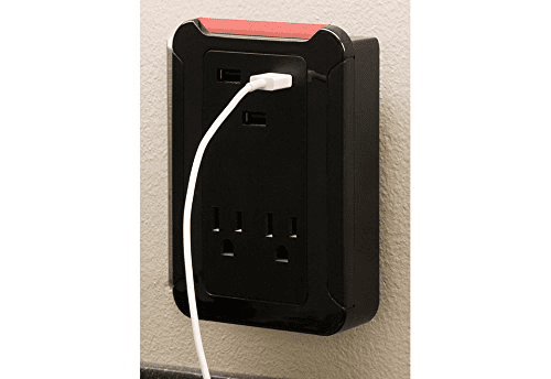 GE 14505 2-Outlet Tap with 3 USB Ports JAS14505