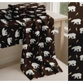 thumbnail image 6 of Soimoi Brown Cotton Poplin Fabric Falling Star & Polar Bear Animal Printed Craft Fabric by the Yard 42 Inch Wide, 6 of 7