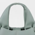 thumbnail image 2 of Bolso Soft Cloud PU Cuero Dumpling Clutch Monedero Hombro para Mujer Gris, 2 of 8