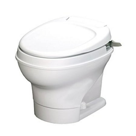 Thetford 31646 Aqua Magic Permanent Low Profile Hand Flush Toilet - (Best Low Flush Toilets 2019)