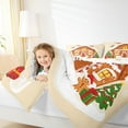 thumbnail image 4 of Castle Fairy Gingerbread Christmas Comforter Set (Queen), 3-Piece, 4 of 8