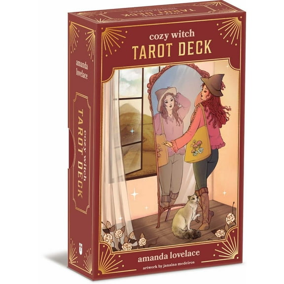 Amanda Lovelace: Cozy Witch Tarot Deck and Guidebook (Hardcover)