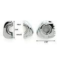 thumbnail image 3 of Krator Chrome Switch Housings Compatible with Harley Davidson Sportster / Dyna / Softail / V-Rod (1996-2012) Cruiser Bobber Chopper Chrome Switch Control House, 3 of 4