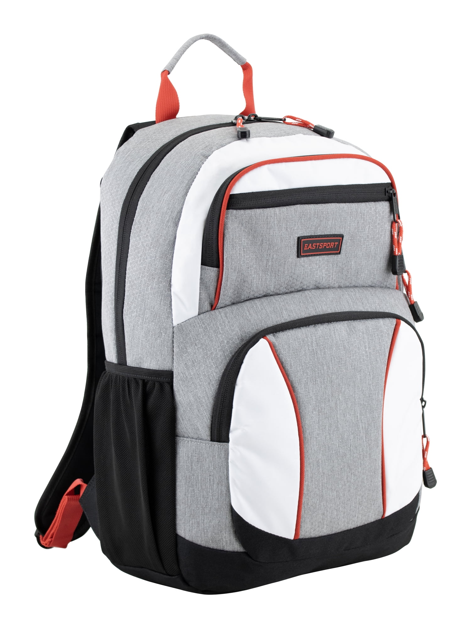 Eastsport Unisex 18.5" Vision Sport Backpack, Light Grey