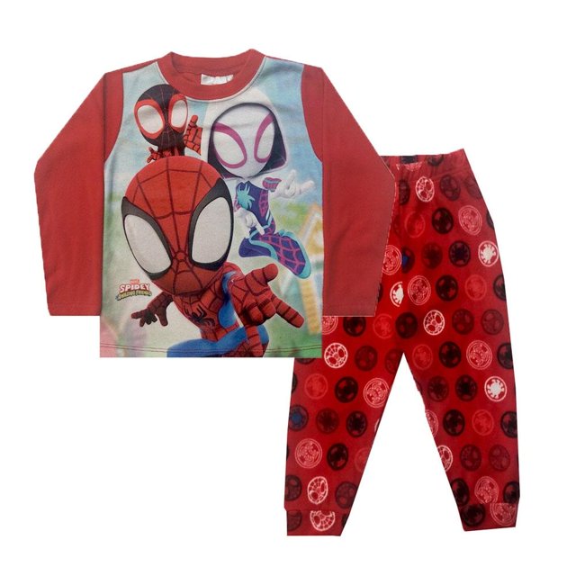 Pijama Movis Talla 3X Estampado Spiderman Rojo