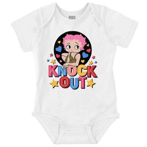 Betty Boop Knock Out Cute Cutie Bodysuit Jumper Girls Infant Baby Brisco Brands 18M