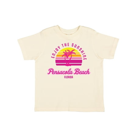 

Inktastic Summer Enjoy the Sunshine Pensacola Beach Florida in Pink Gift Toddler Boy or Toddler Girl T-Shirt