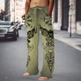 thumbnail image 2 of Mens Casual Linen Pants with Drawstring for Everyday Wear Relaxed Fit Ideal for Spring Summer and Autumn, 2 of 4