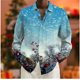 thumbnail image 3 of Camisa hawaiana de manga larga para hombre, camisa social de playa de alta gama para hombre, camisa estampada en 3D, camisa de nieve navideña 2024, moda, 3 of 5