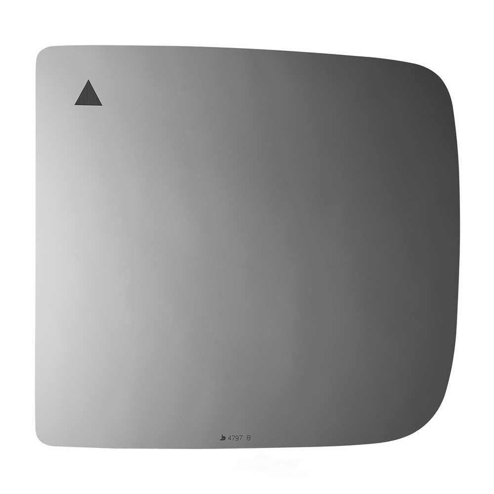 Mirror Glass + Adhesive For Ram 1500, 2500, 3500 Driver Side Replacement - Blind Spot