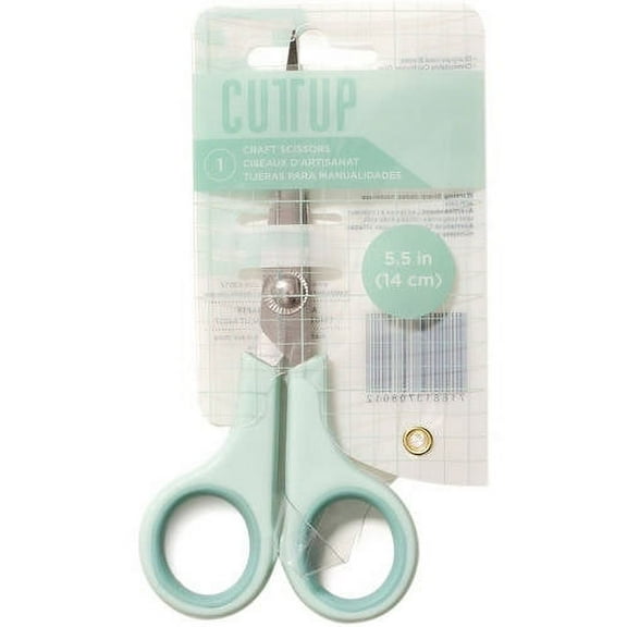 American Crafts Cutup Fine Tip Craft Scissors 5.5"-Mint